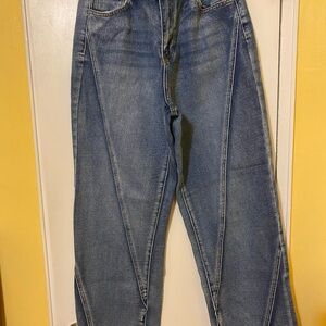 Forever 21 Blue Straight Leg Jeans